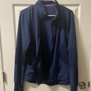 Heart soul navy scrub jacket size small